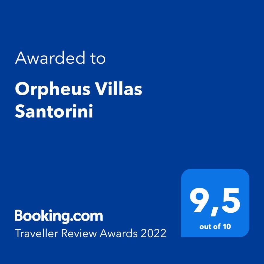 Villa Orpheus Santorini Megalochori  Exteriér fotografie